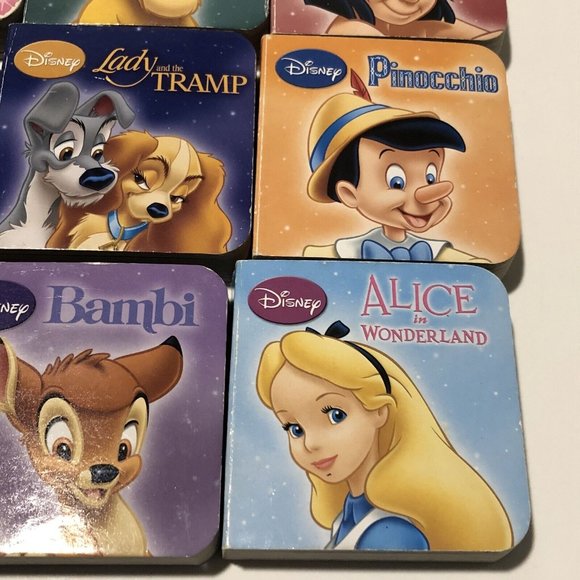 12 Disney Mini Children’s Pilbooks Mulan Lion King Lilo And Stitch Aladdin Dumbo - Picture 4 of 16